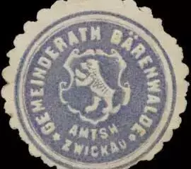 Siegelmarke_Gemeinderath_B&auml;renwalde_Amtsh._Zwickau_W0338039