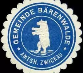 Siegelmarke_Gemeinde_B&auml;renwalde_-_Amtsh._Zwickau_W0313799