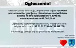 Planowana sprzedaż nieruchomości w Bińczu
