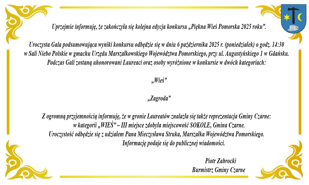Piękna Wieś Pomorska 2025 roku