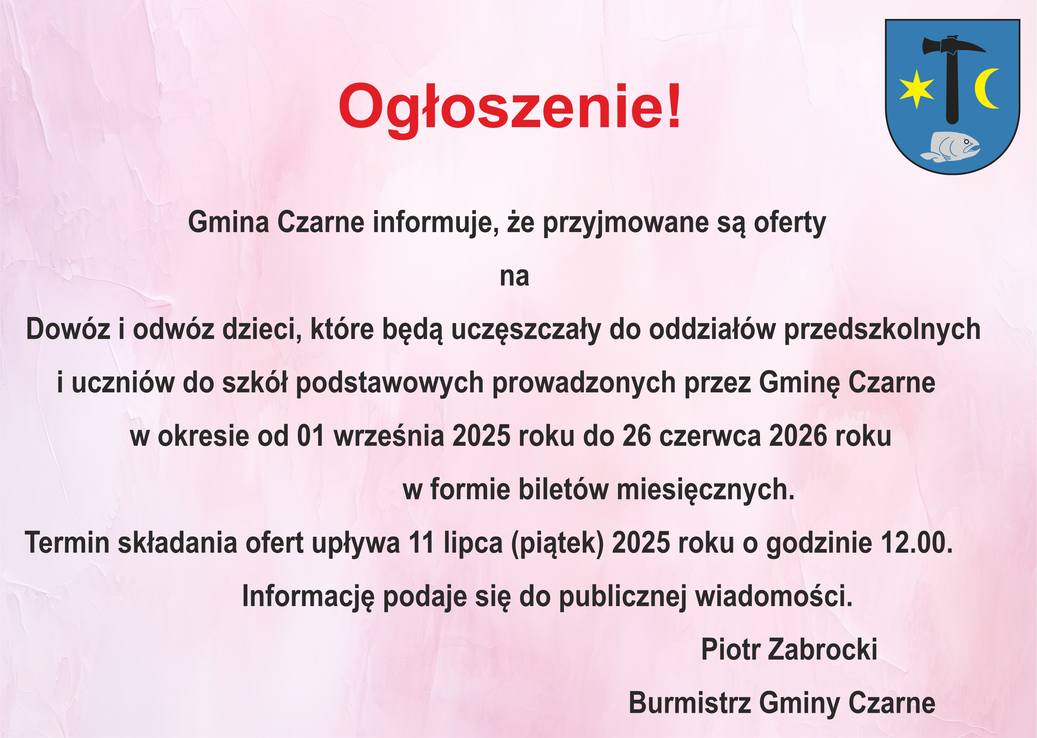 Dowóz i odwóz dzieci