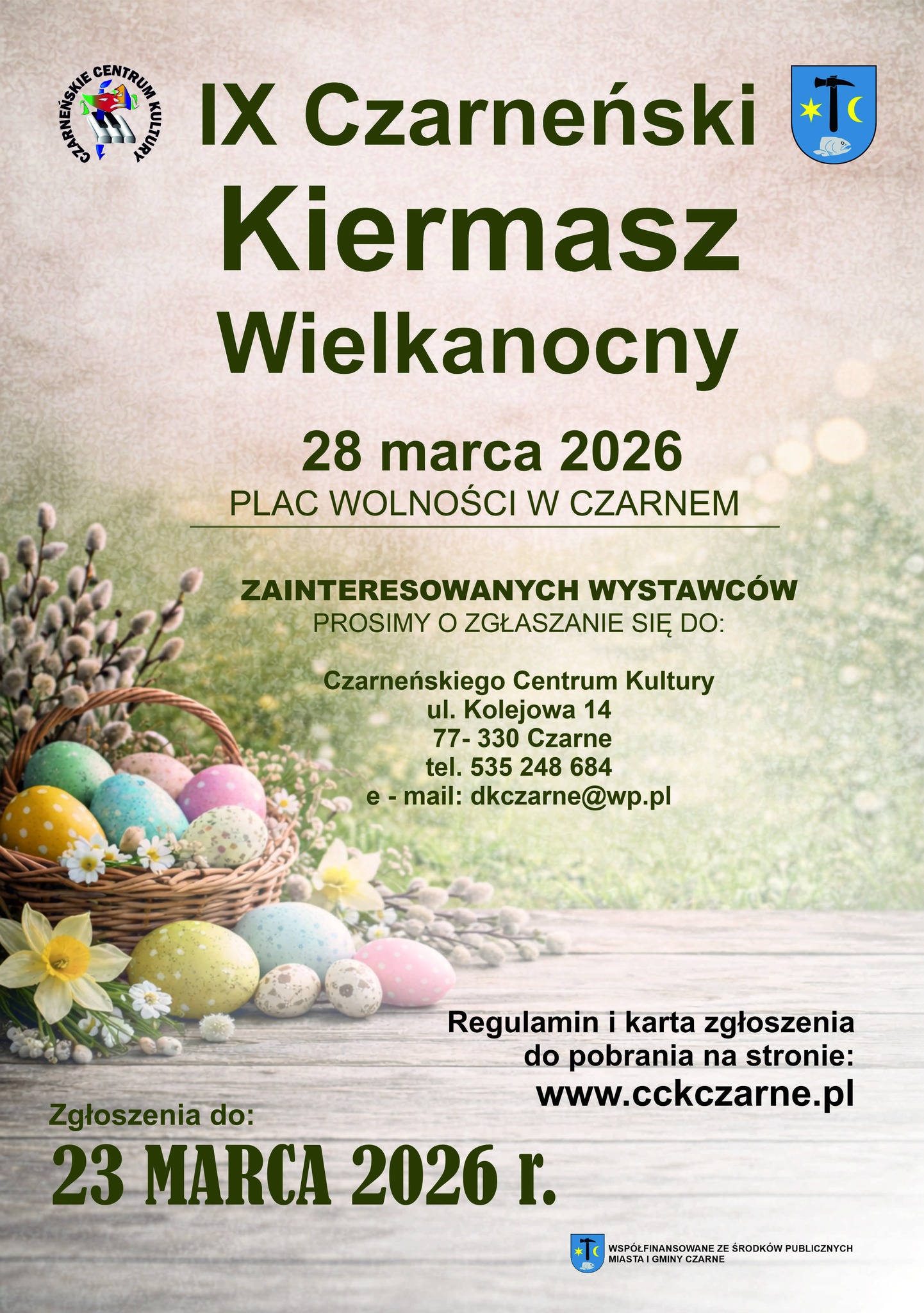 IX Czarneński Kiermasz Wielkanocny!