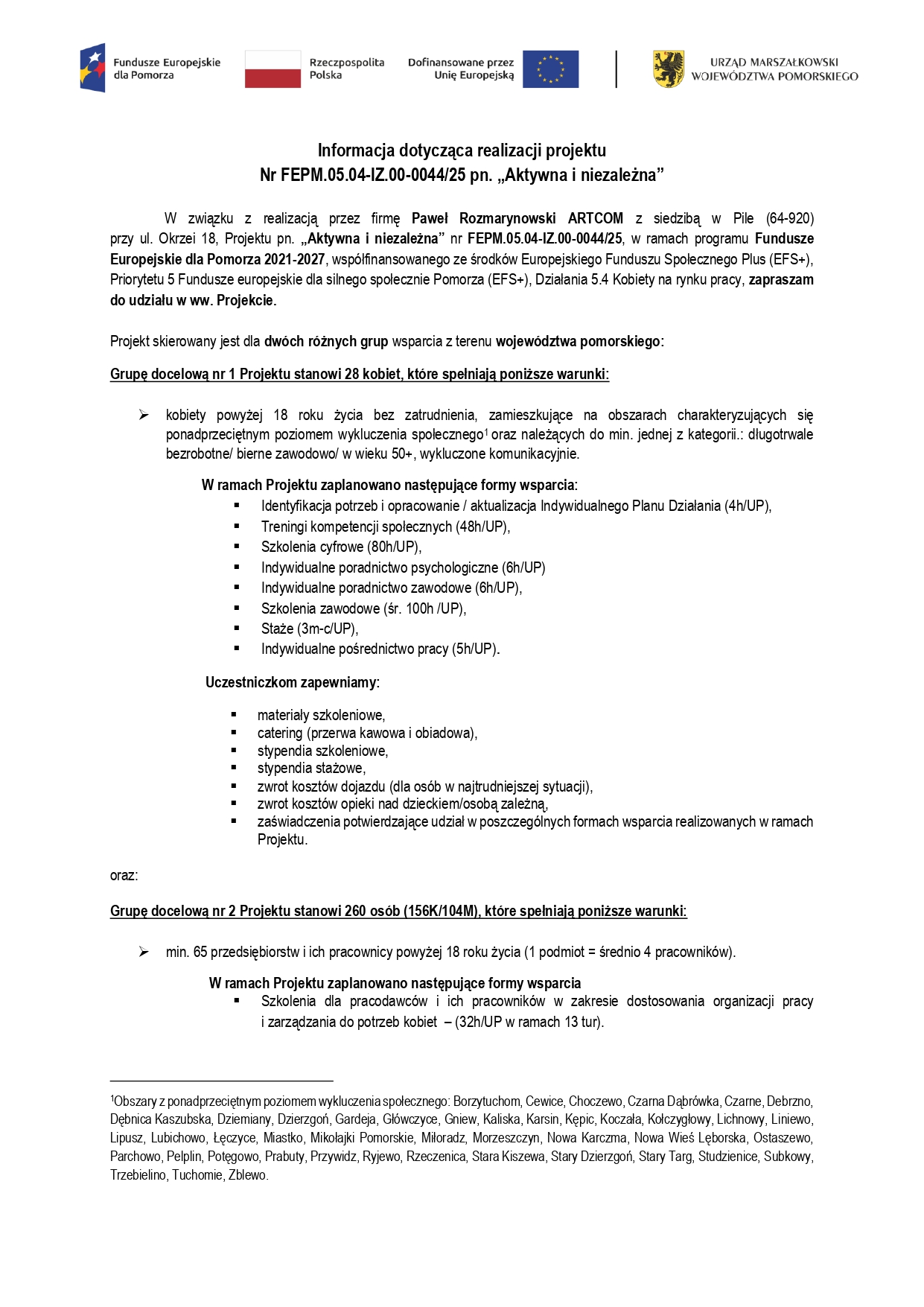 INFORMACJA_DOT-_REALIZACJI_PROJEKTU_-&bdquo;Aktywna_i_niezależna&rdquo;_page-0001