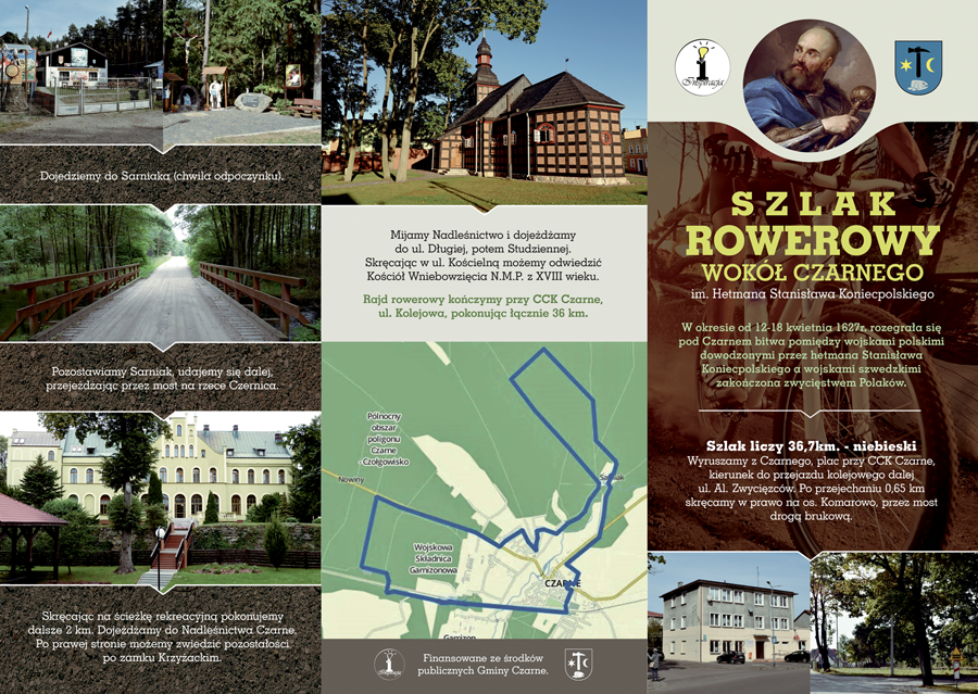 1 Szlak Rowerowy wok&oacute;ł Czarnego im. Hetmana Stanisława Koniecpolskiego