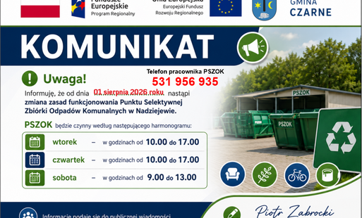 Punkt Selektywnego Zbierania Odpadów Komunalnych (PSZOK)